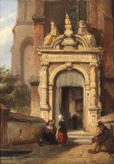 Johannes Bosboom - Poortje van het Oude Vrouwenhuis, Hoorn