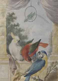 Johannes Bronckhorst - A Cockatoo, Two Parrots And A Parakeet