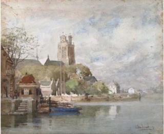 Johannes Christiaan Karel Klinkenberg - A view of Dordrecht