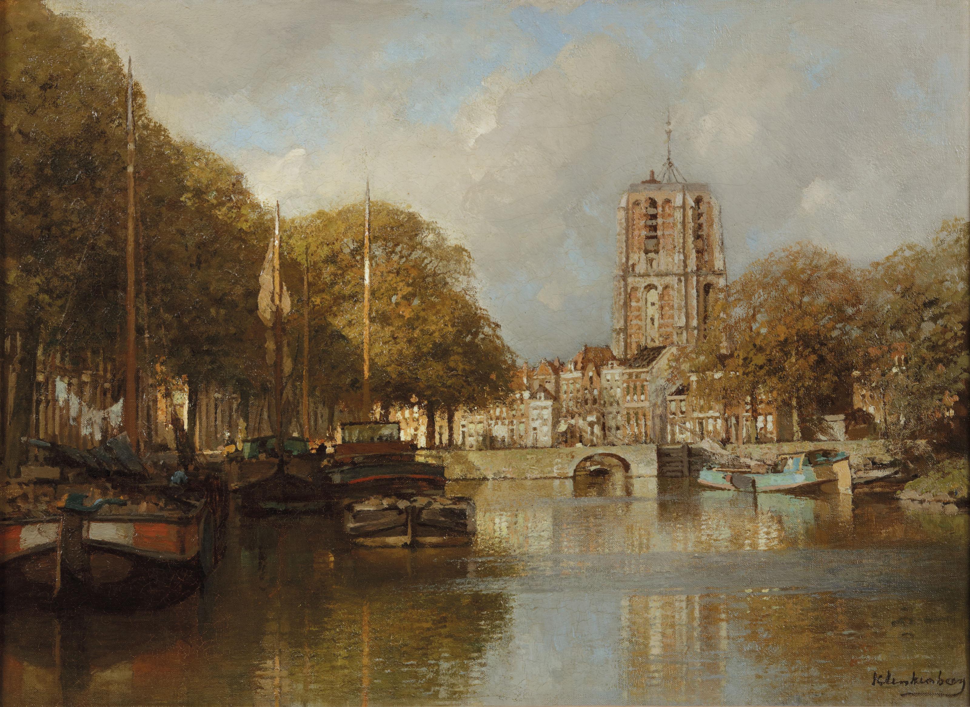 Johannes Christiaan Karel Klinkenberg - A view of Leeuwarden with the Oldenhove