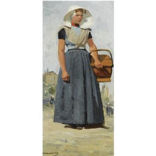 Johannes Christiaan Karel Klinkenberg - Dutch An Arnemuiden Fisherwoman