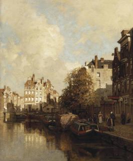 Johannes Christiaan Karel Klinkenberg - Een gracht in Rotterdam