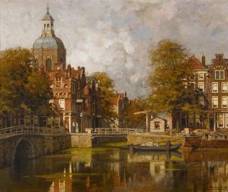 Johannes Christiaan Karel Klinkenberg - The Marekerk in Leiden