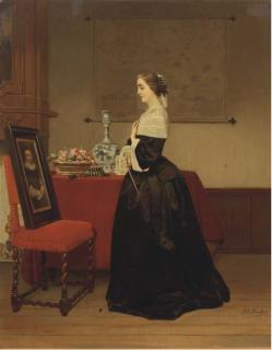 Johannes Cornelius Mertz - Le Portrait: The Absent Lover