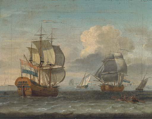 Johannes de Blaauw - Shipping In A Choppy Waters