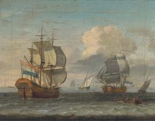 Johannes de Blaauw - Shipping In A Choppy Waters