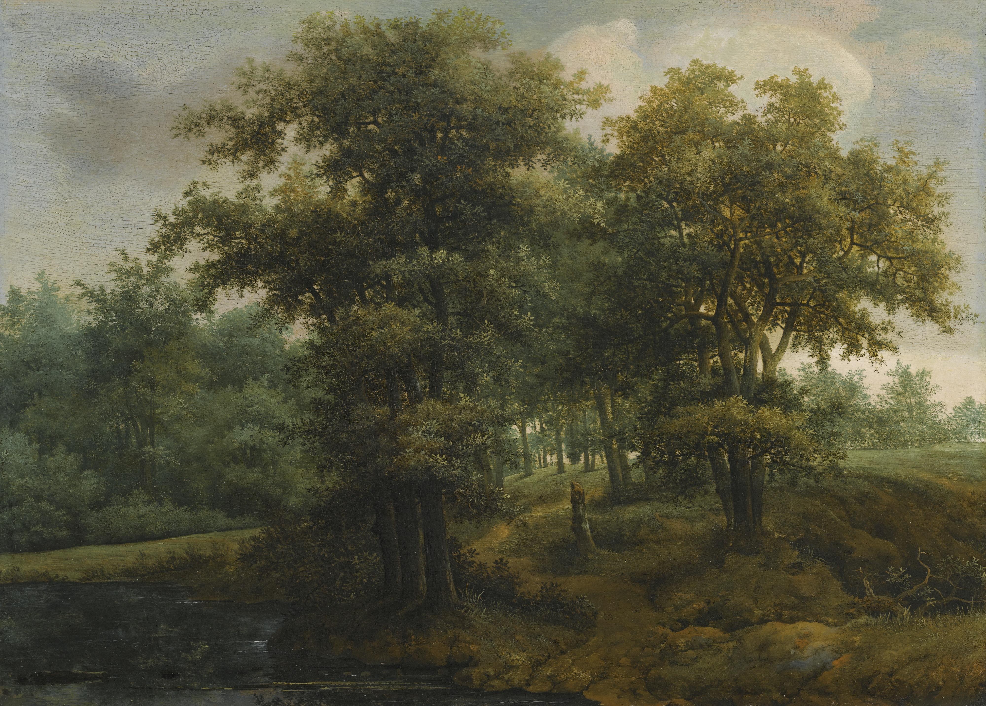 Johannes De Lagoor -  Woodland Scene