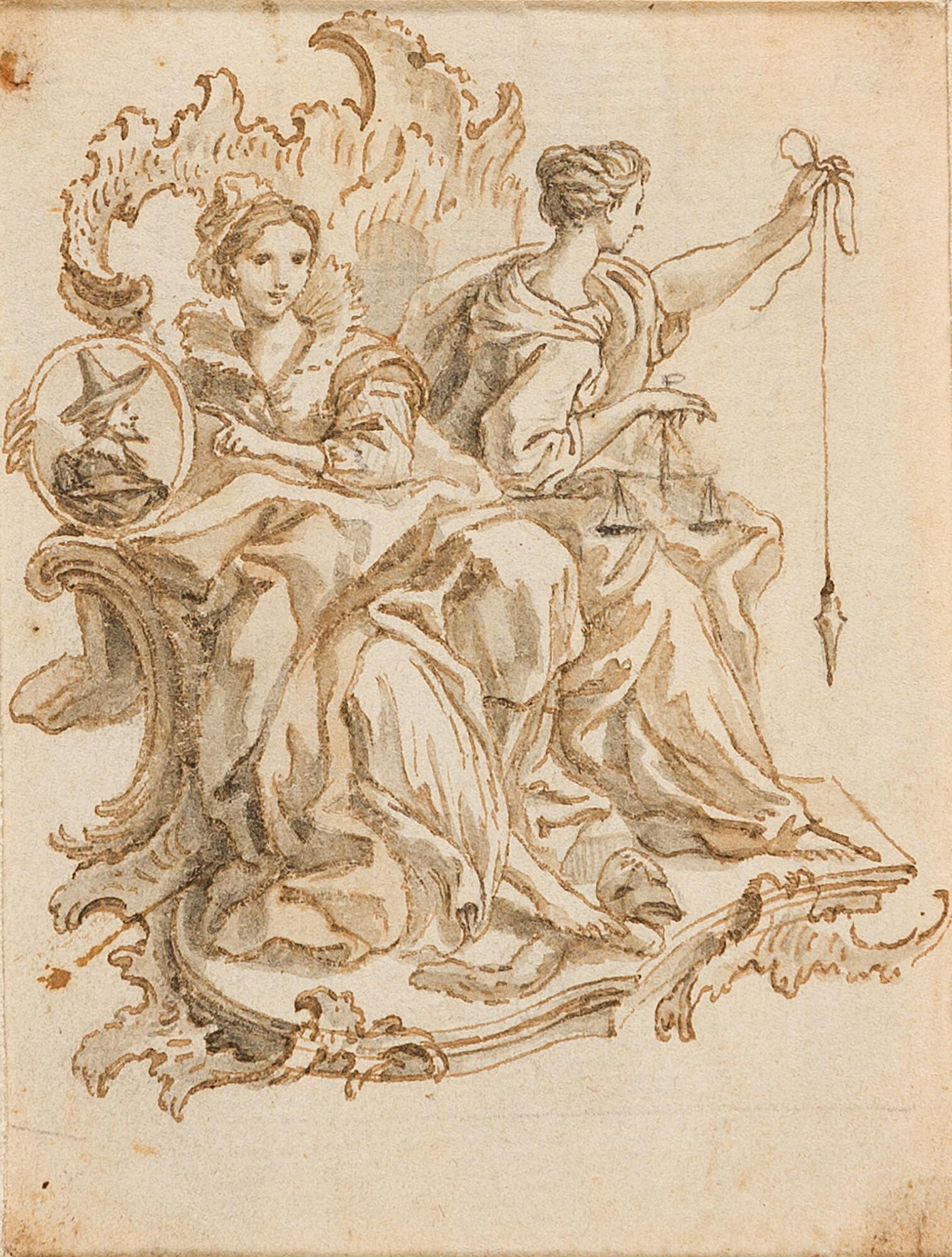 Johannes Esaias Nilson - Allegorie der Künste und Wissenschaften.