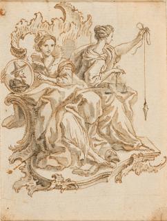 Johannes Esaias Nilson - Allegorie der Künste und Wissenschaften.