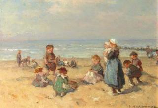 Johannes Evert Akkeringa - Beach pleasure