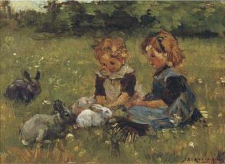 Johannes Evert Akkeringa - Little Friends