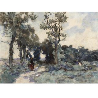 Johannes Evert Akkeringa - Picking Berries