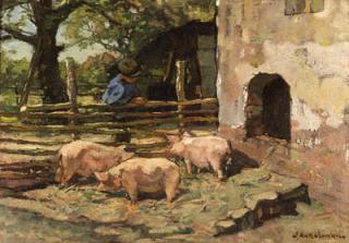 Johannes Evert Hendrik Akkeringa - Lunch time