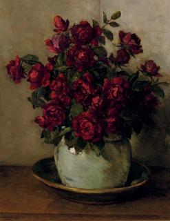 Johannes Evert Hendrik Akkeringa - Red roses