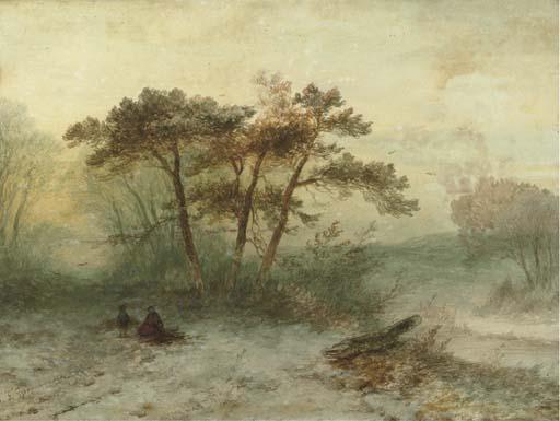 Johannes Franciscus Hoppenbrouwers - Gathering wood