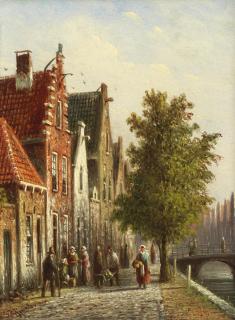 Johannes Franciscus Spohler - Brewers\' Canal, Amsterdam