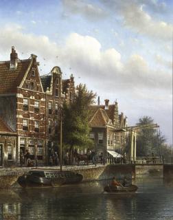 Johannes Franciscus Spohler - Dutch A Dutch Canal