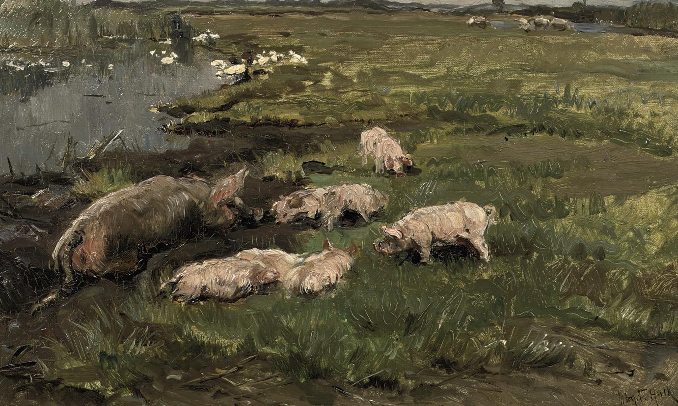 Johannes Frederik Hulk - Pigs in the Mud