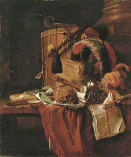Johannes Fris - A vanitas still life