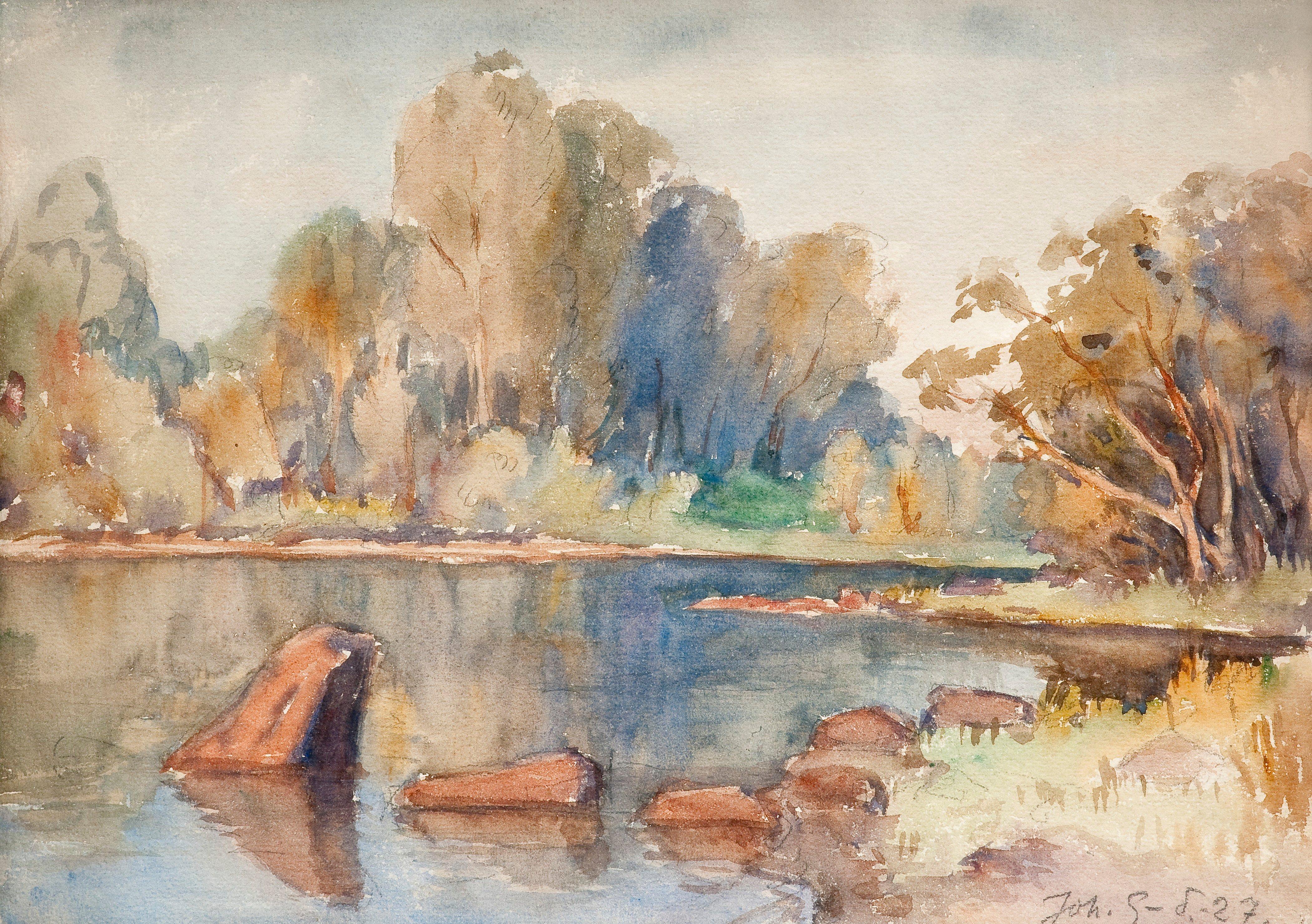 Johannes Gebhard - Lake View.