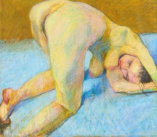 Johannes Grützke - Ohne Titel (Frauenakt).