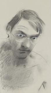 Johannes Grützke - Ohne Titel (Selbstporträt).