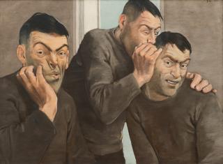 Johannes Grützke - „Vertrauliche Mitteilung“ (Selbstbildnis )