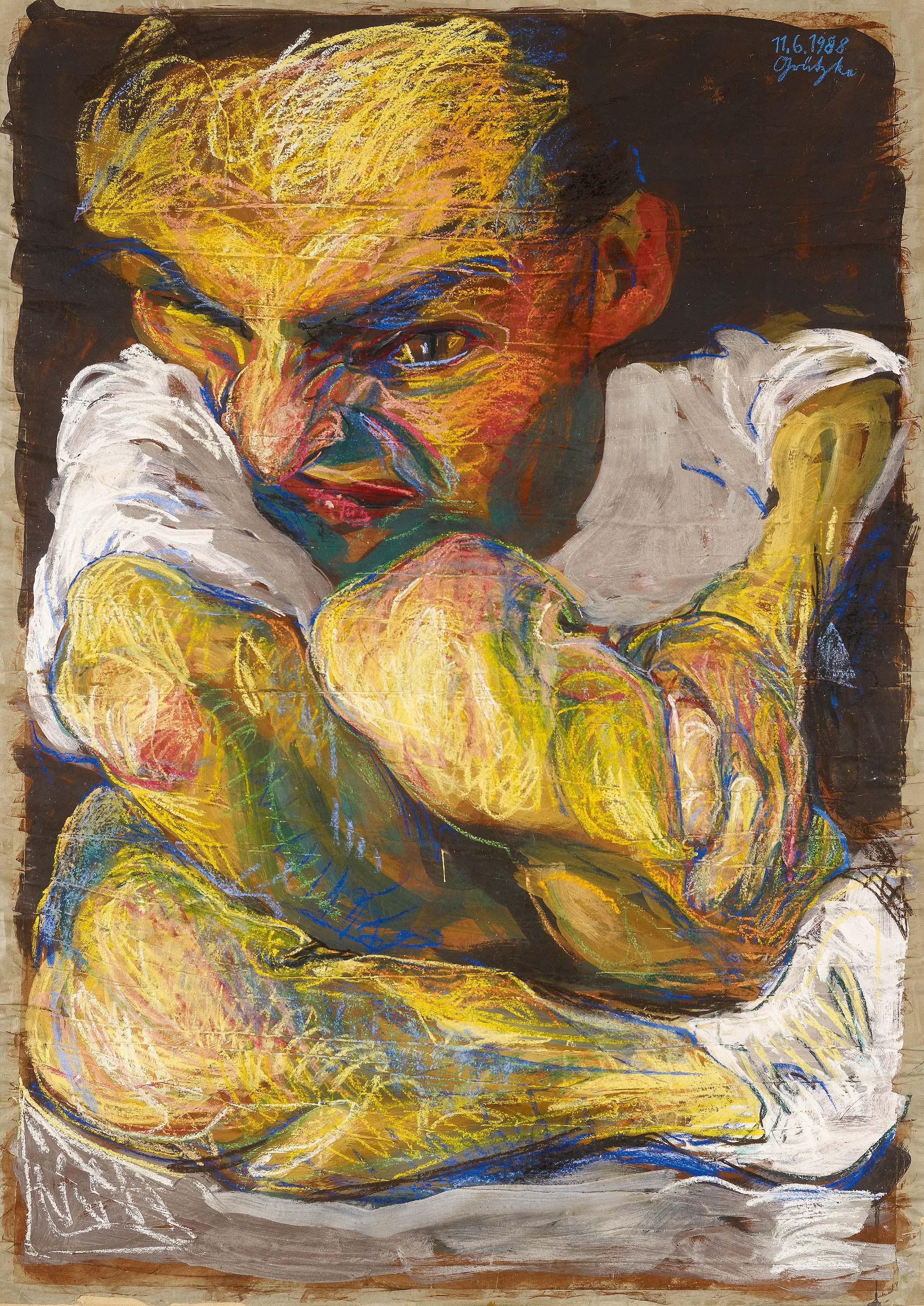 Johannes Grützke - Zwischen die Knie fassen.