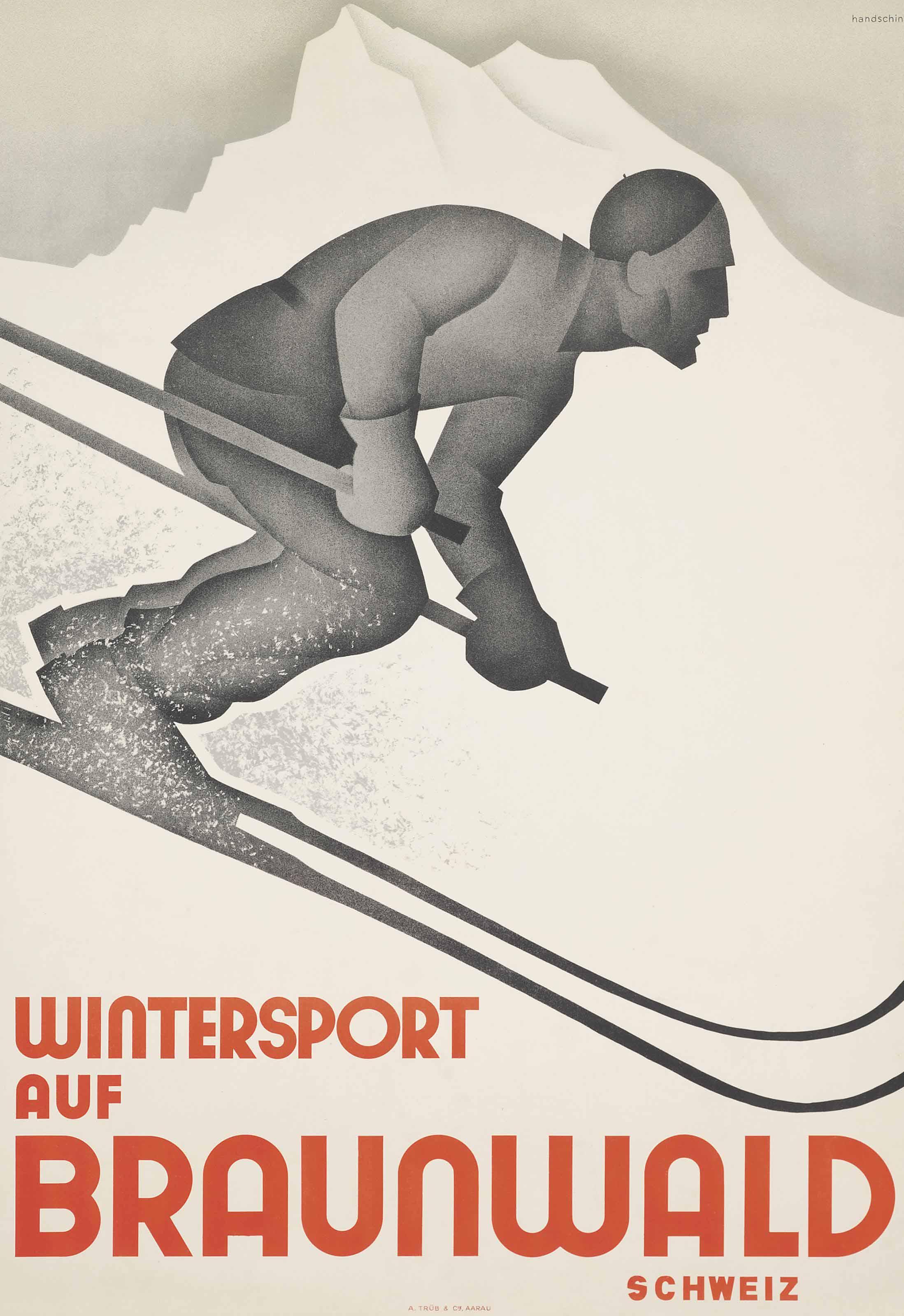 Johannes Handschin - Wintersport Auf Braunwald