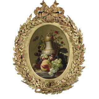 Johannes Hendrik Fredriks - Nature Morte De Fruits Avec Une Sourisjohannes Hendrik Fredriks ; Still Life With Fruits And A Mouse ; Signed And Dated Lower Left ; Oil On Panel