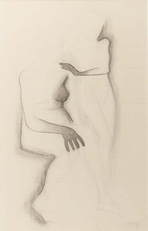 Johannes Hendrikus Moesman - Two nudes