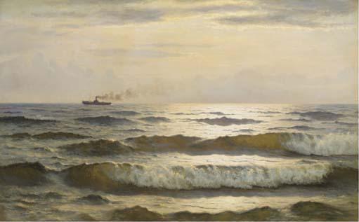 Johannes Herman Brandt - Solglans Paa Havet: Sun Glimmering On The Sea