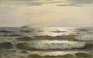 Johannes Herman Brandt - Solglans Paa Havet: Sun Glimmering On The Sea