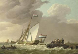 Johannes Hermanus Koekkoek - Looking out to sea