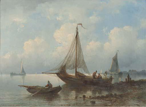 Johannes Hilverdink - A calm river estuary