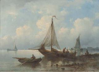 Johannes Hilverdink - A calm river estuary