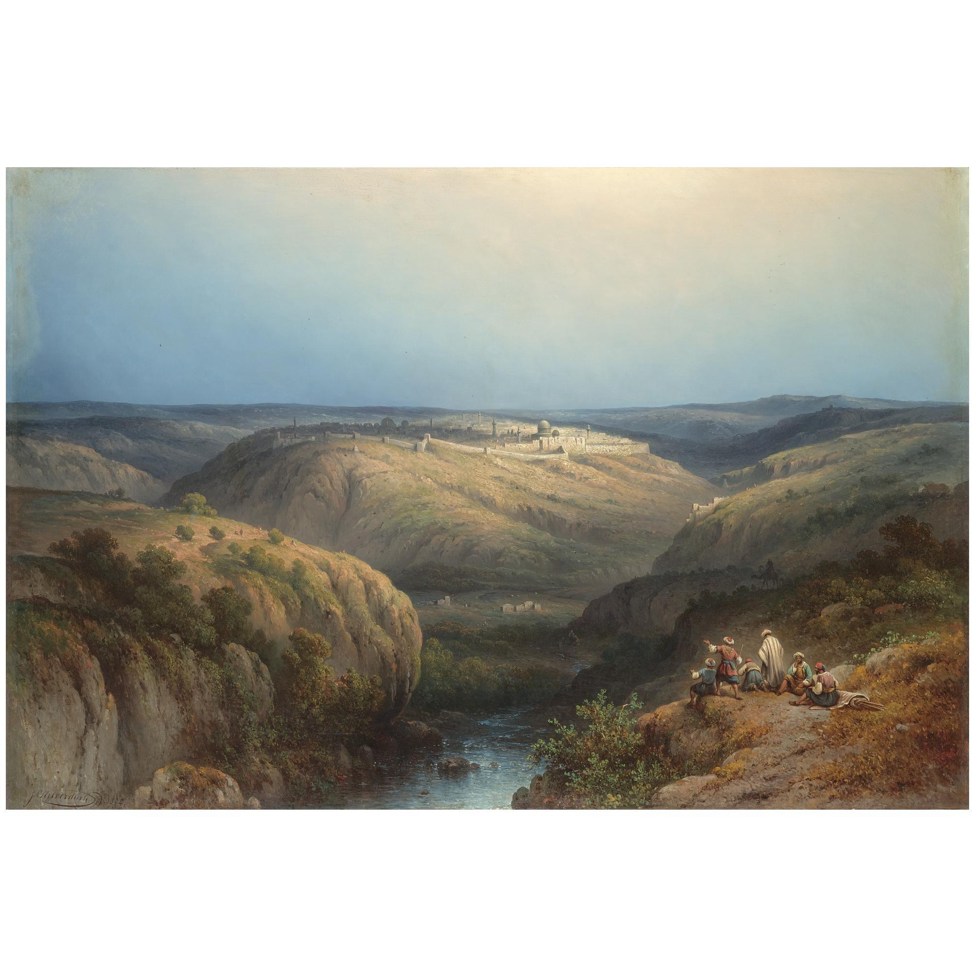 Johannes Hilverdink - Dutch View Of Jerusalem