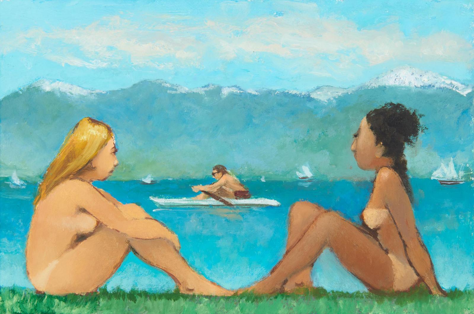 Johannes Hüppi - Am Genfer See