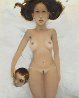 Johannes Hüppi - Ohne Titel (Frauenakt)