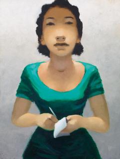 Johannes Hüppi - Ohne Titel (Kellnerin)