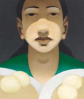 Johannes Hüppi - Ohne Titel (Kellnerin)