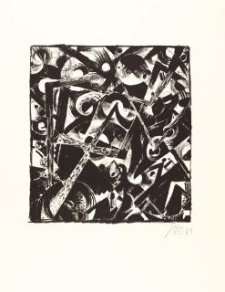 Johannes Itten - Bl. 7 aus: Johannes Itten. 10 Originallithographien.