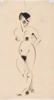 Johannes Itten - Frauenakt.