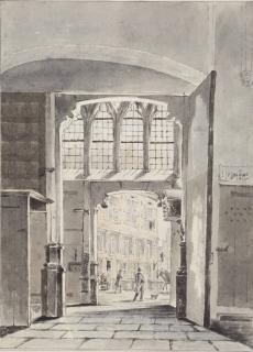 Johannes Jelgerhuis - View from the doorway of the Sint Joriskerk, Amersfoort