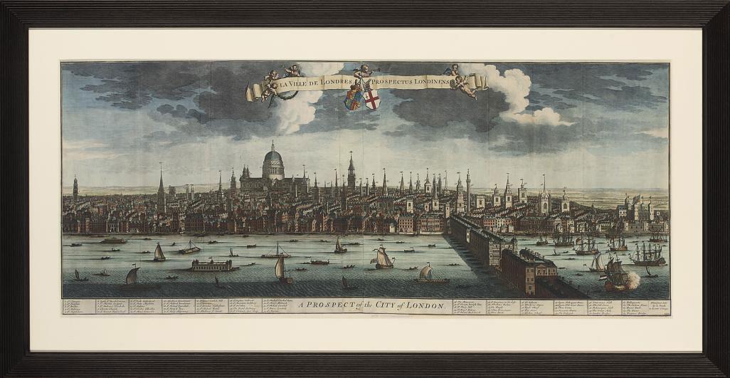 Johannes Kip - A Prospect of Westminster; and A Prospect of the City of London