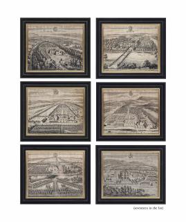 Johannes Kip - A Set Of Seventeen Views Of Country Houses From Britannia Illustrata