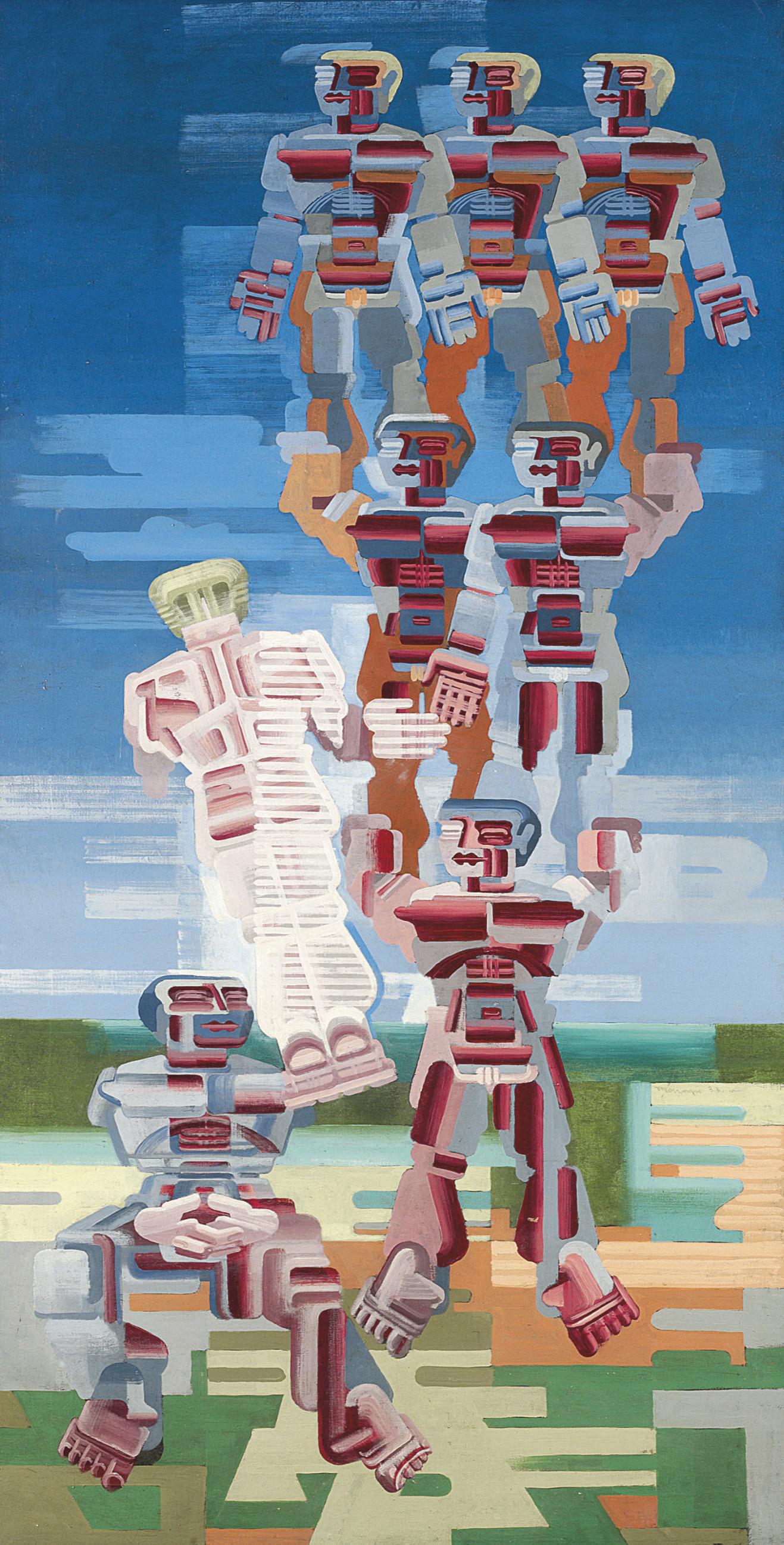 Johannes Molzahn - Der Turm der  Männer