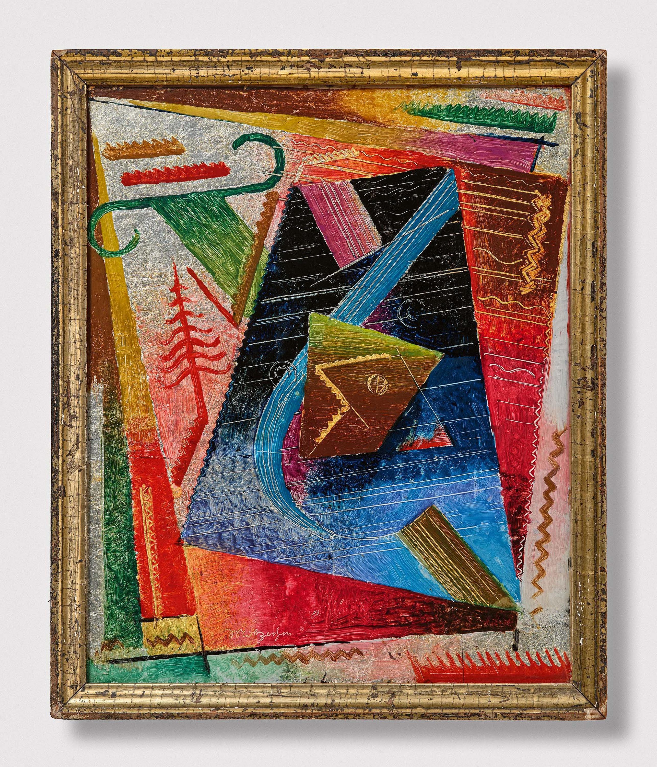 Johannes Molzahn - Glasbild I.