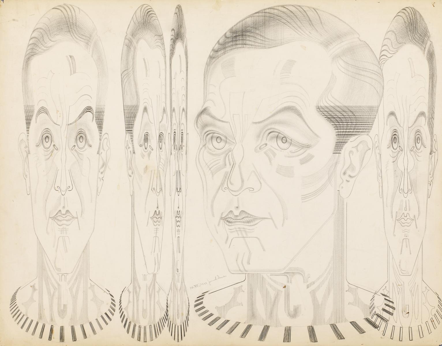 Johannes Molzahn - »JM VIII« (Selbstbildnis)