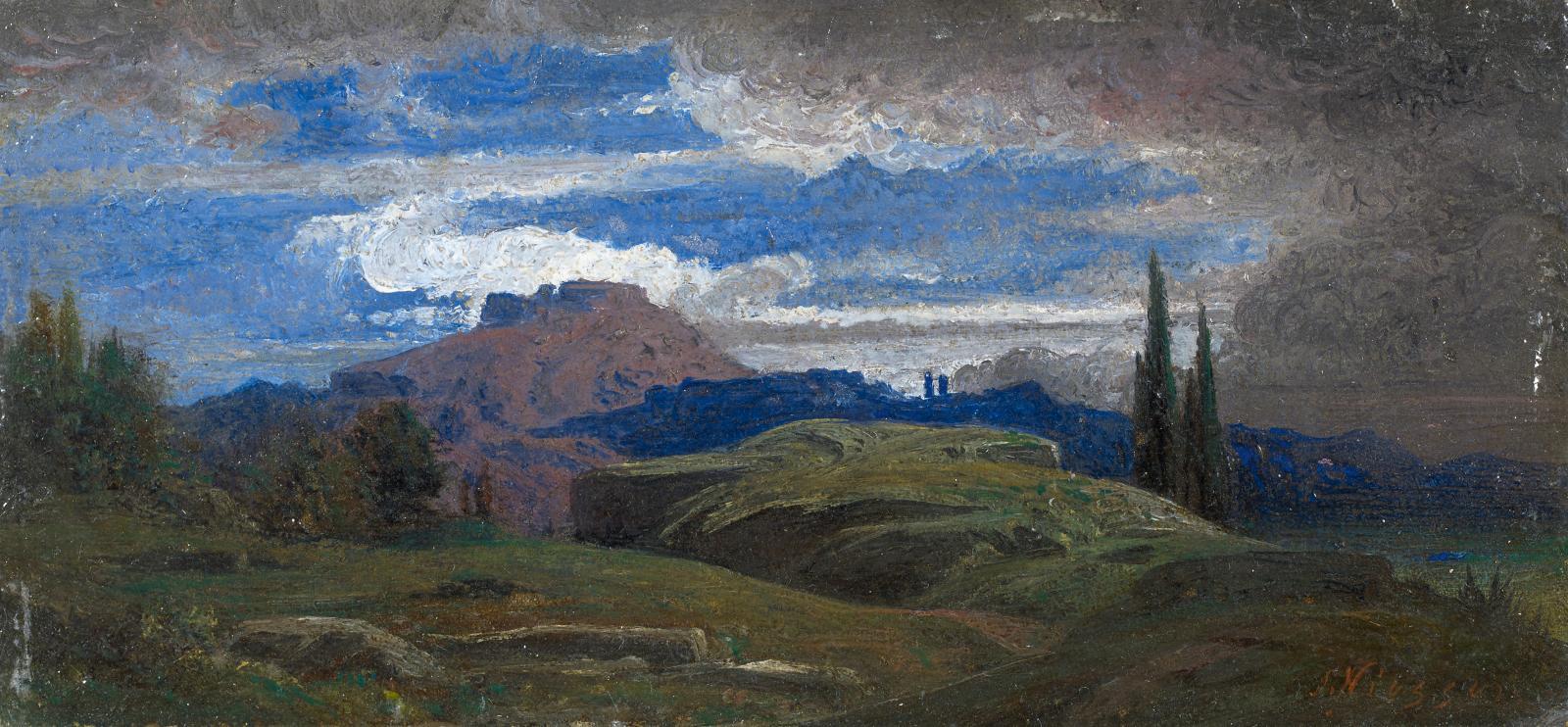 Johannes Niessen - Landschaft in Campanien